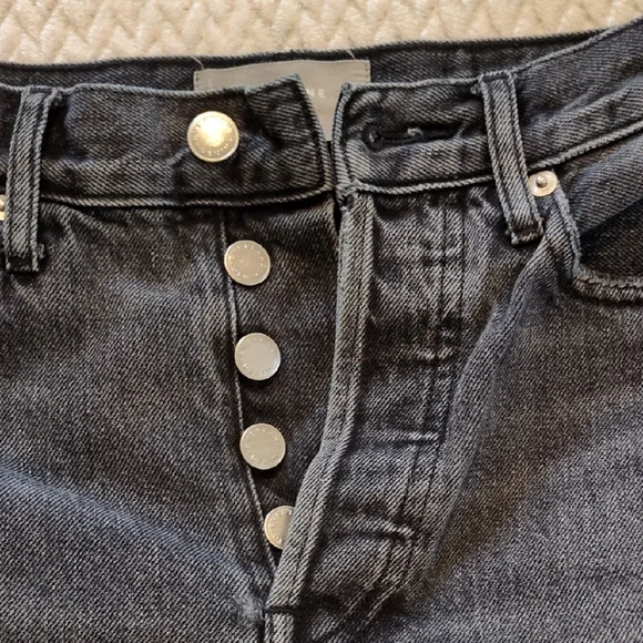 Everlane The 90s Way High Jean High Rise Faded Black 🖤 sz 23 -measures to sz 26 - Picture 12 of 16